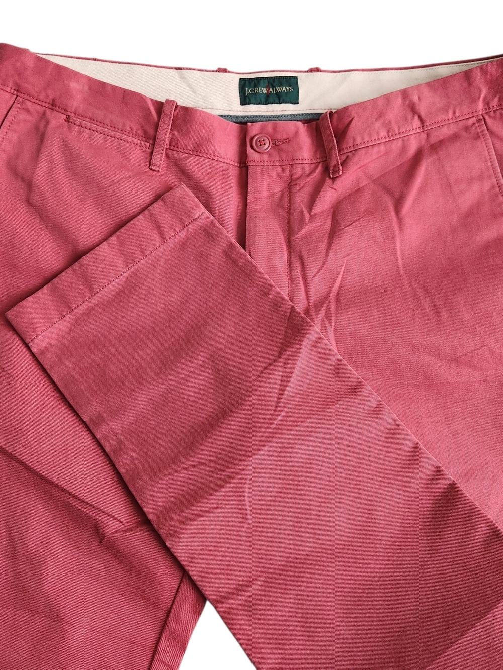 J Crew Oarsman Always 484 Slim Chino Pant Men’s 34x34 Pink Preppy Resort Golf